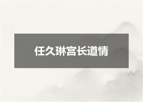 任久琳宫长道情