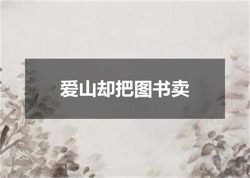爱山却把图书卖