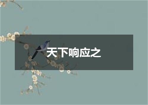 天下响应之