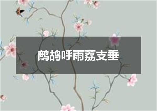 鹧鸪呼雨荔支垂