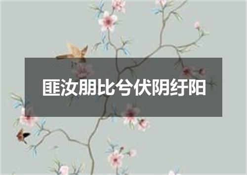 匪汝朋比兮伏阴纡阳