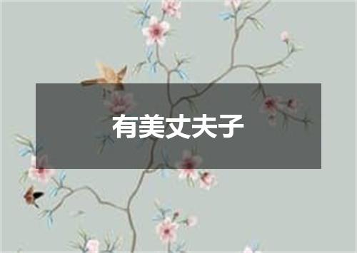 有美丈夫子