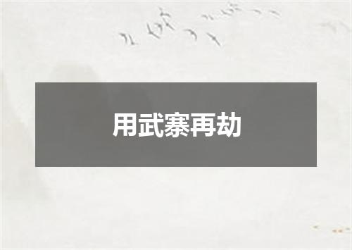 用武寨再劫