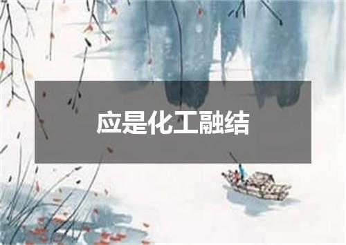 应是化工融结