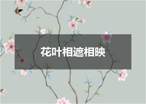 花叶相遮相映