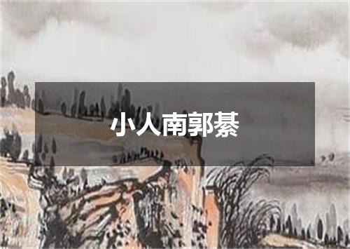 小人南郭綦