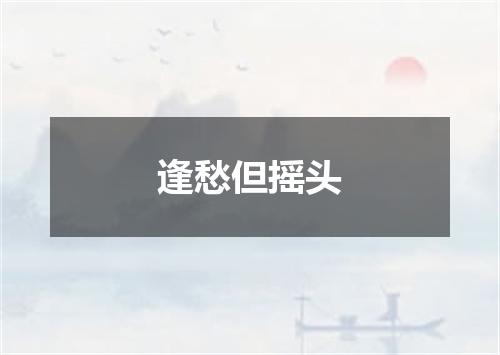 逢愁但摇头