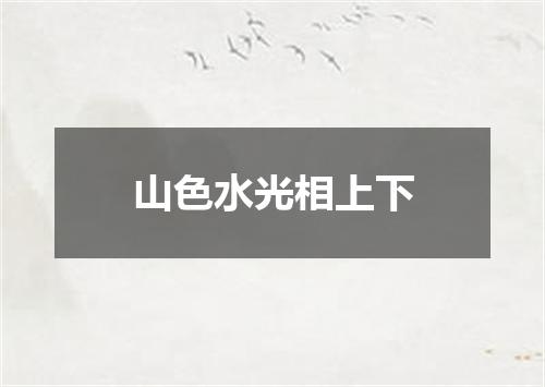 山色水光相上下