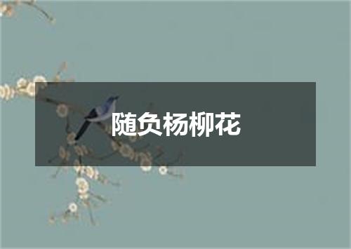 随负杨柳花