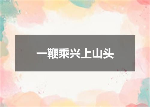 一鞭乘兴上山头