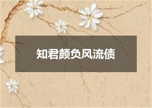 知君颇负风流债
