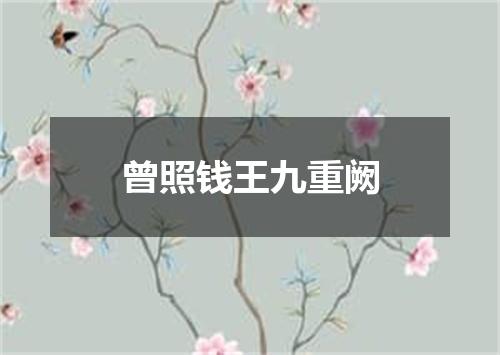 曾照钱王九重阙