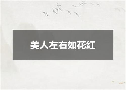 美人左右如花红