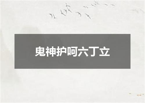 鬼神护呵六丁立