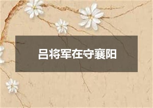 吕将军在守襄阳