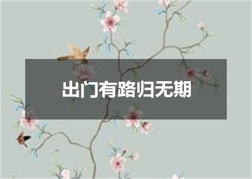 出门有路归无期