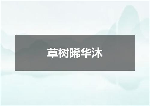 草树晞华沐
