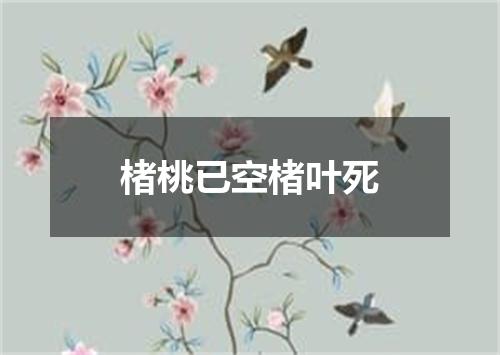 楮桃已空楮叶死