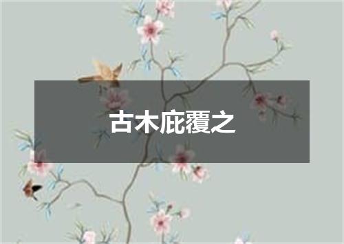 古木庇覆之