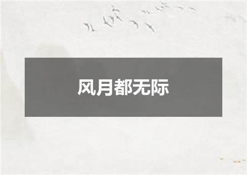 风月都无际