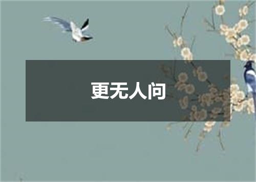 更无人问