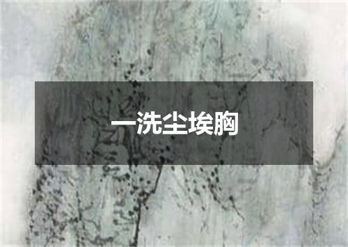 一洗尘埃胸