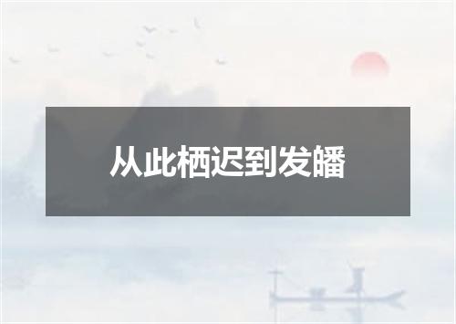 从此栖迟到发皤