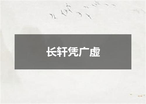长轩凭广虚