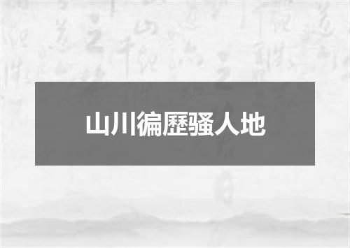 山川徧歷骚人地