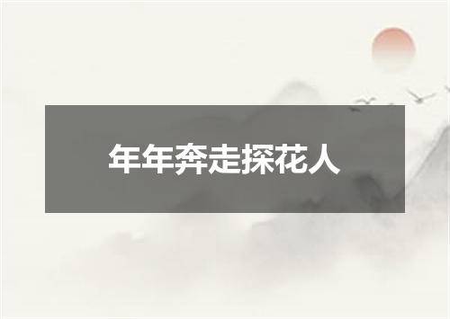 年年奔走探花人