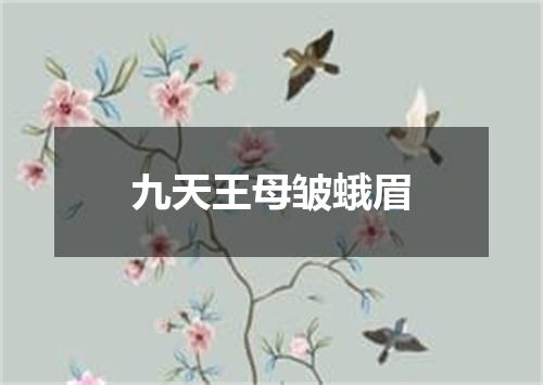 九天王母皱蛾眉
