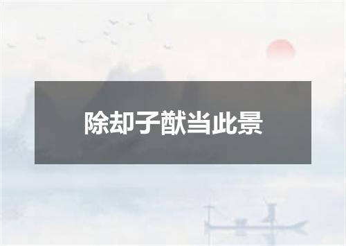 除却子猷当此景