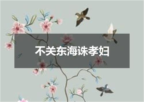 不关东海诛孝妇