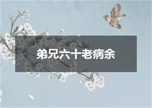 弟兄六十老病余