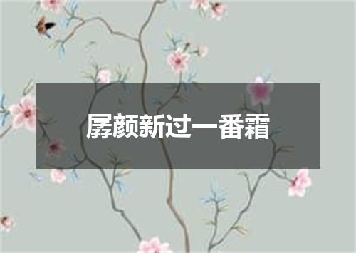 孱颜新过一番霜