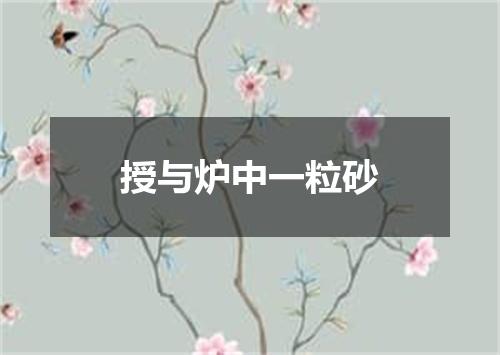 授与炉中一粒砂