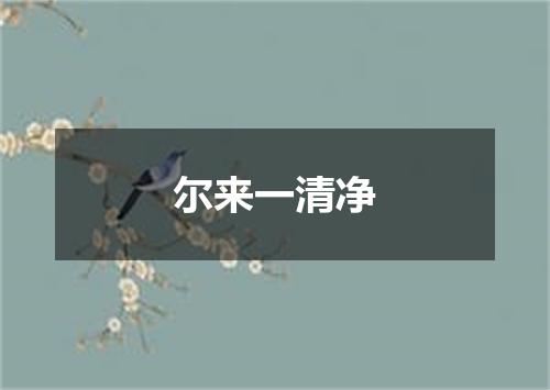 尔来一清净