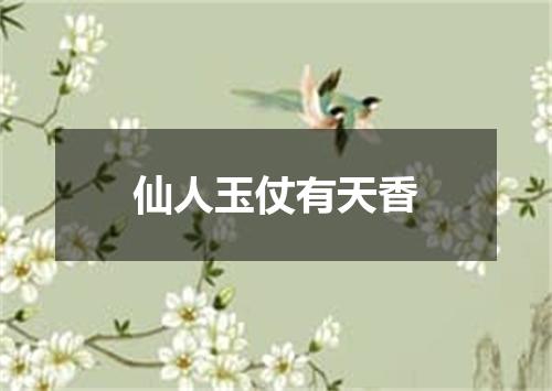 仙人玉仗有天香