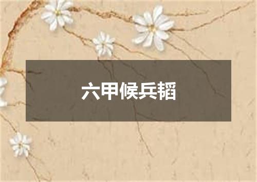 六甲候兵韬