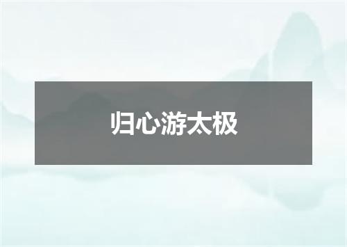 归心游太极