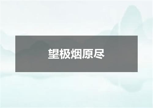 望极烟原尽