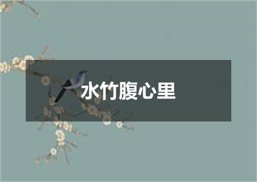 水竹腹心里