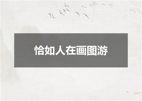 恰如人在画图游