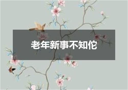 老年新事不知佗