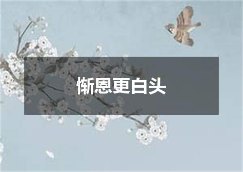惭恩更白头