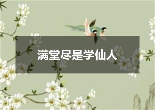 满堂尽是学仙人
