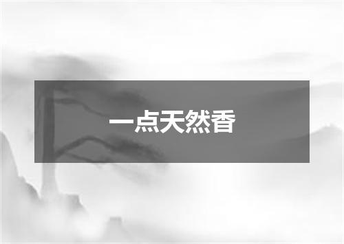 一点天然香