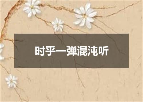 时乎一弹混沌听