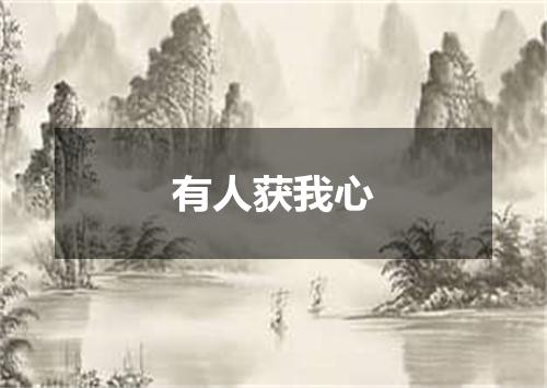 有人获我心