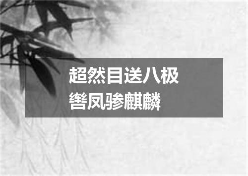 超然目送八极辔凤骖麒麟